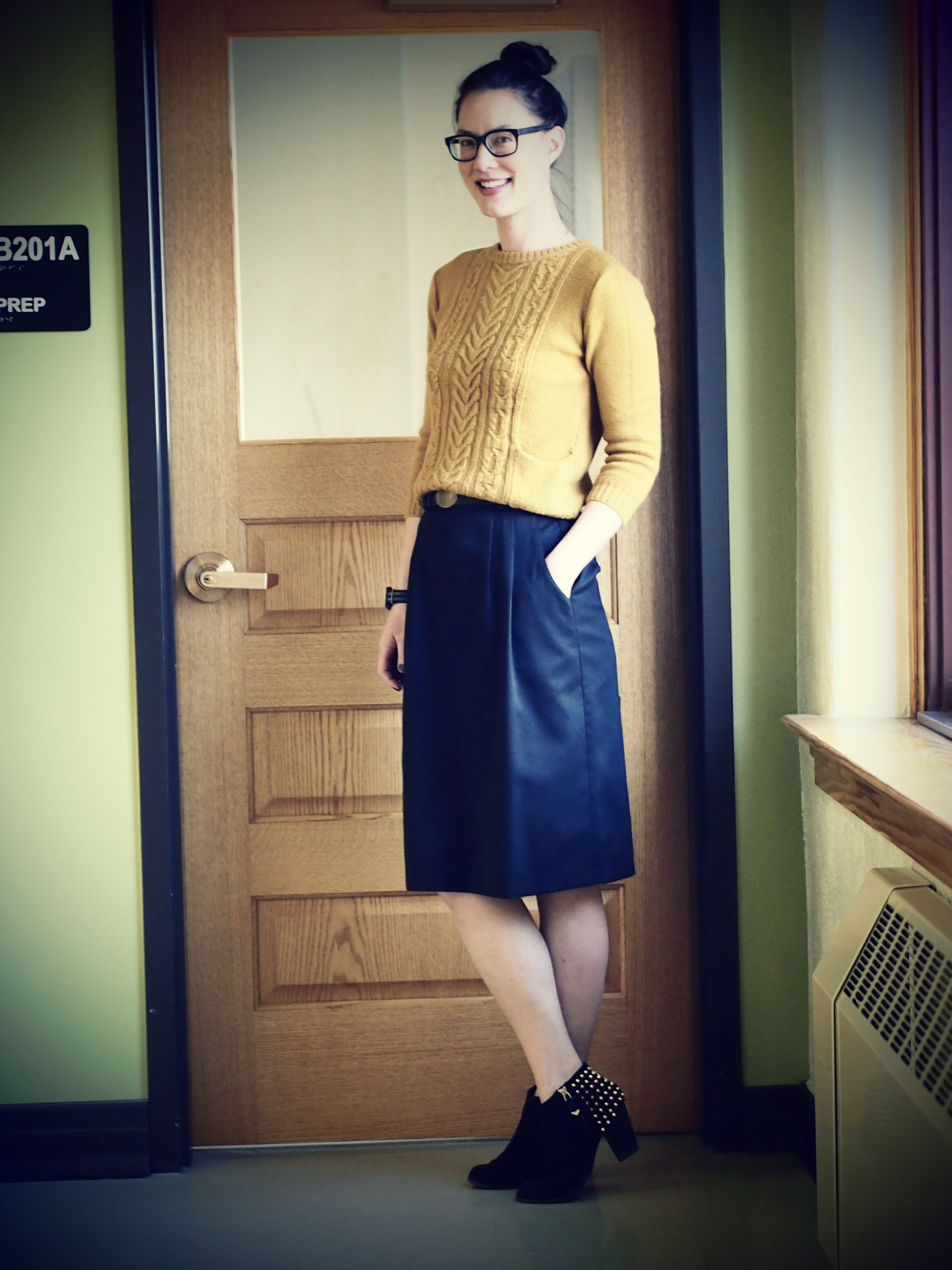 Zara Studded Cowboy Ankle Booties