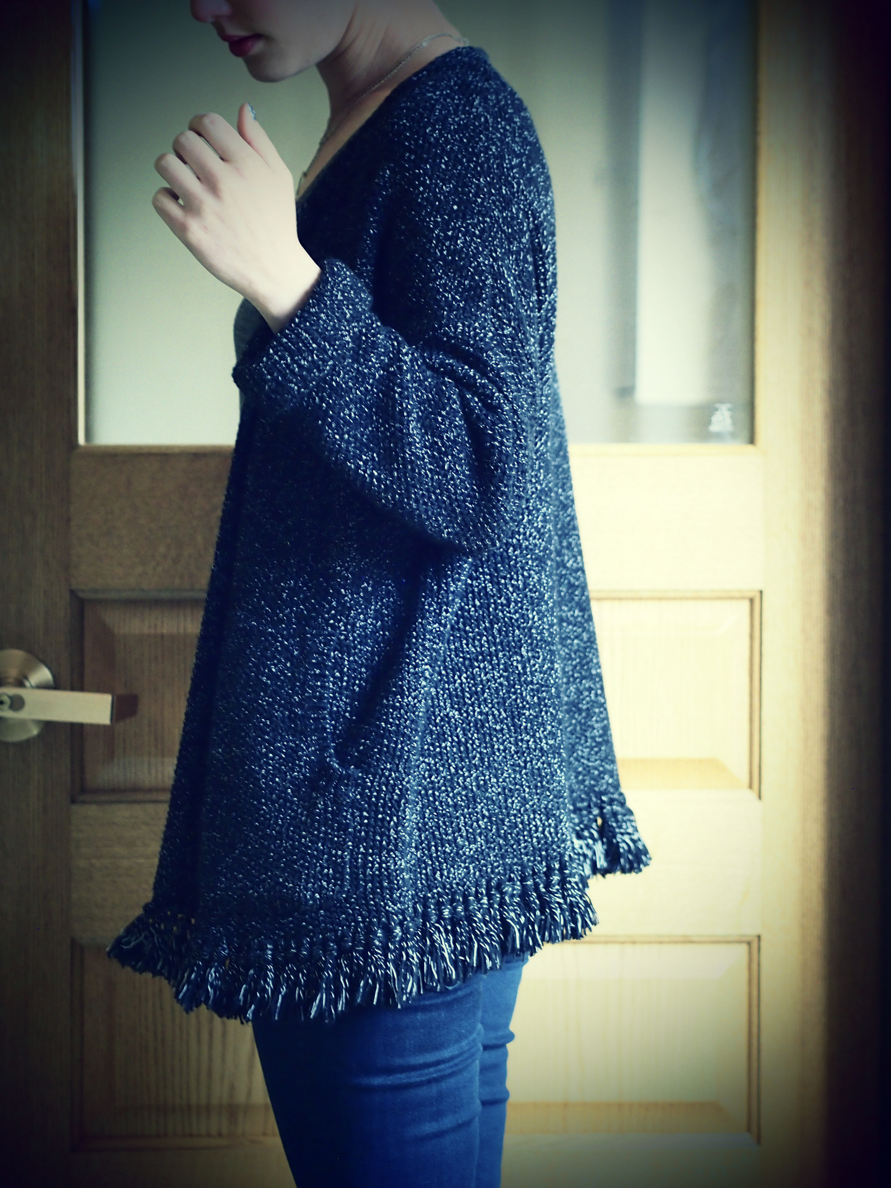 madewell memento fringe cardigan2