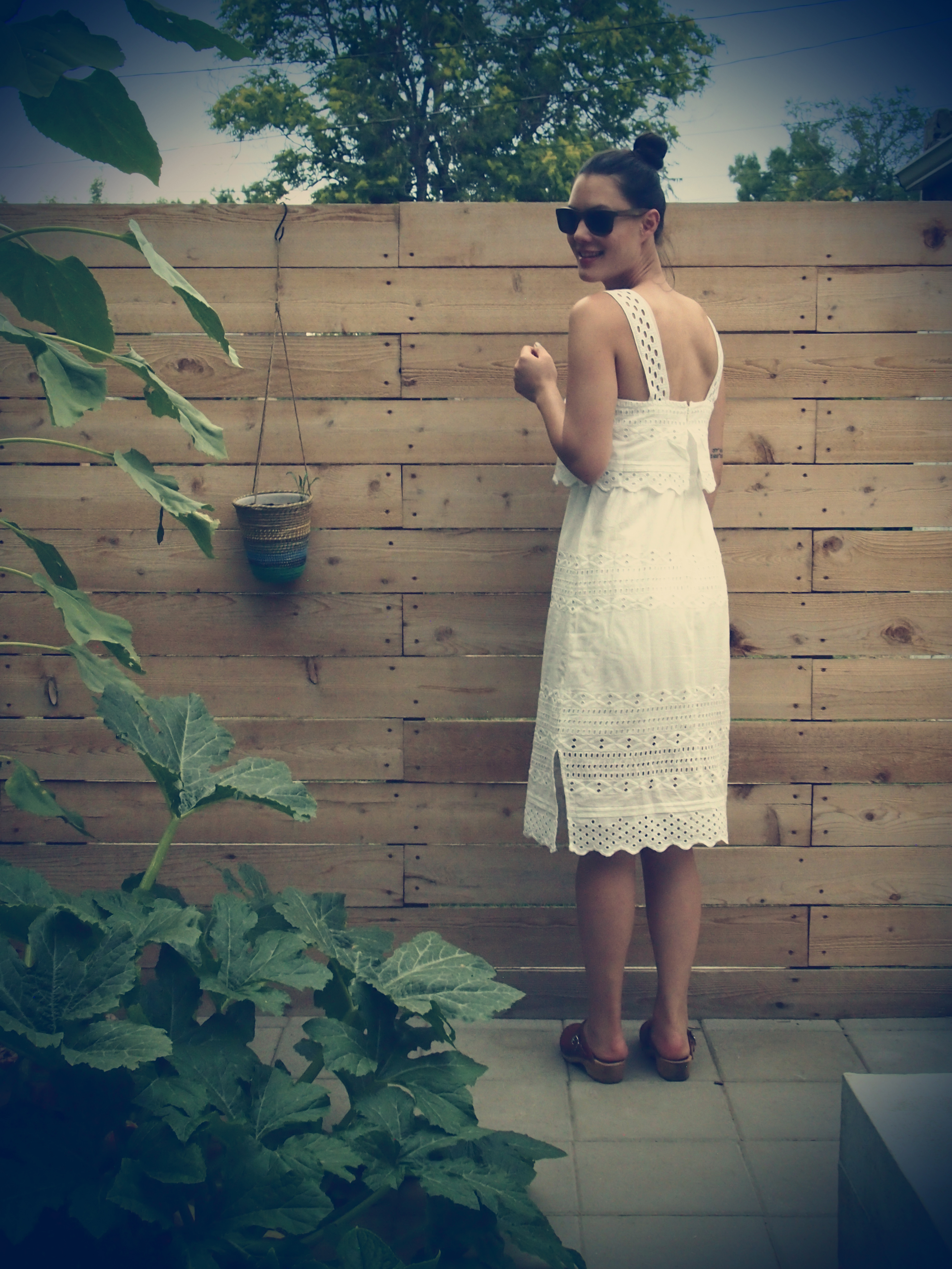 jcrew white eyelet midi dress