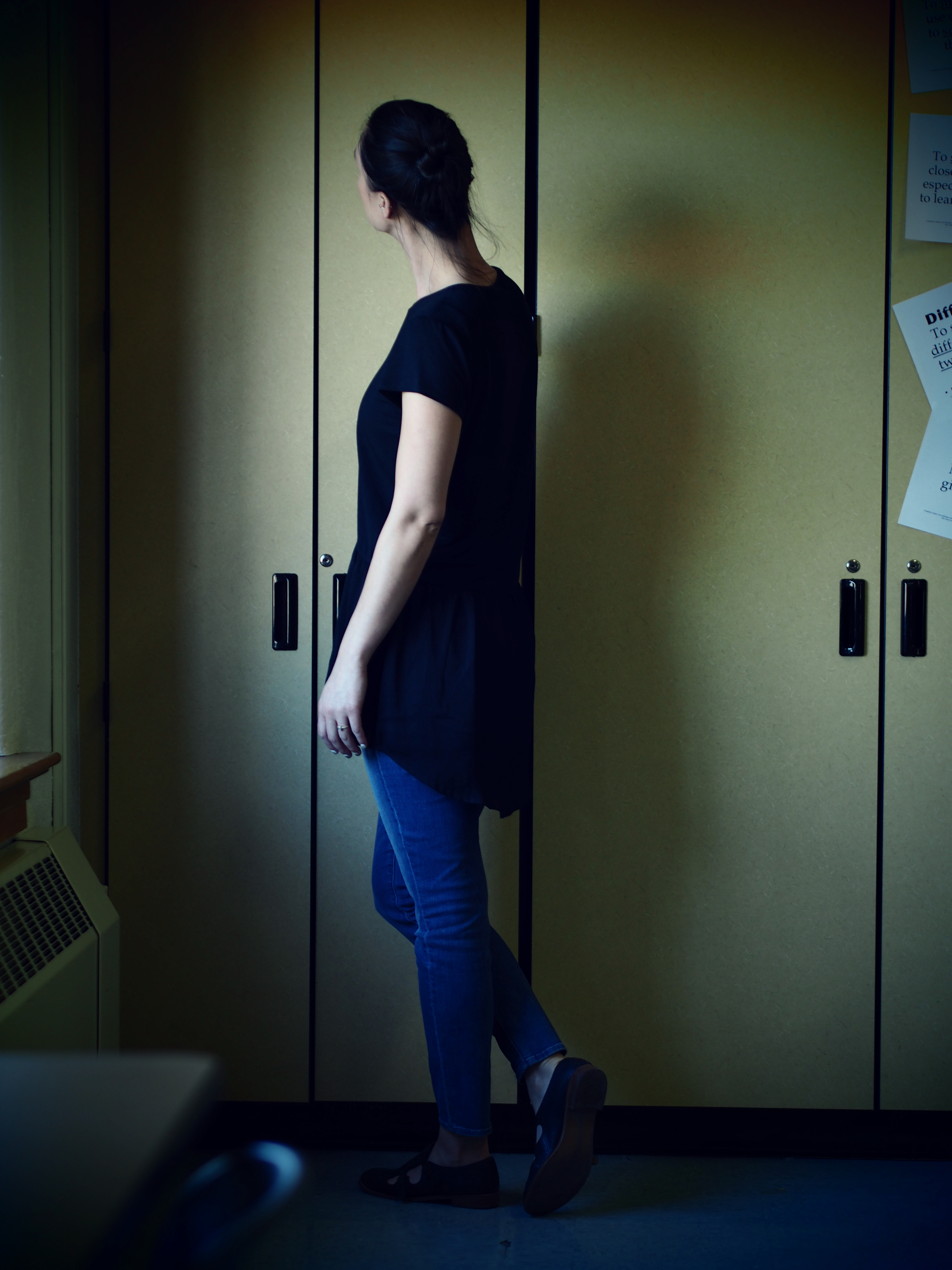 THLT metalic peplum top